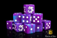 Baron Of Dice Spiked Serpent Square Corner 16mm Dice X25