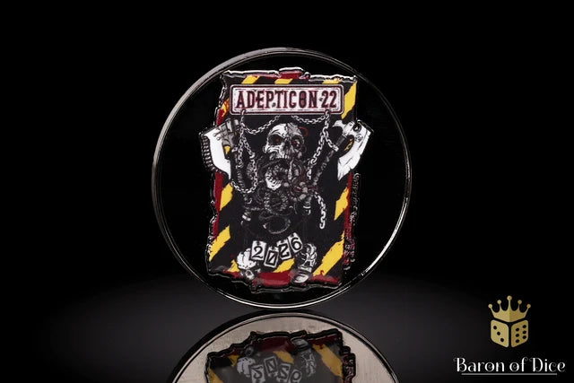 Baron Of Dice 40mm Objective Coin Adeptacon 2026