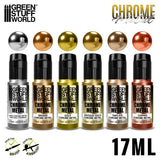 Green Stuff World Chrome Paint Set