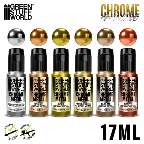Green Stuff World Chrome Paint Set