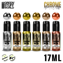 Load image into Gallery viewer, Green Stuff World Chrome Paint Set