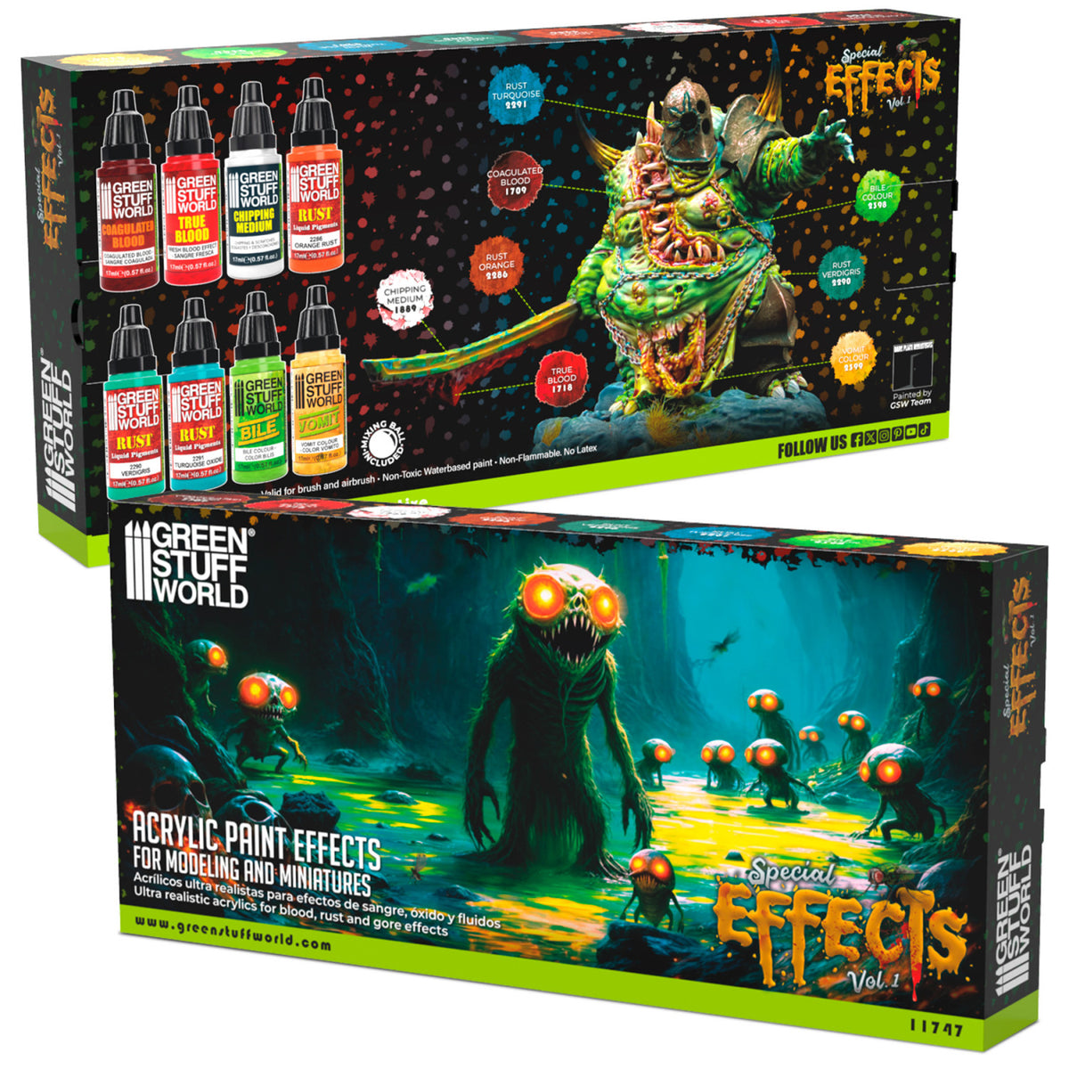 Green Stuff World Special Effects Paint Set Volume 1