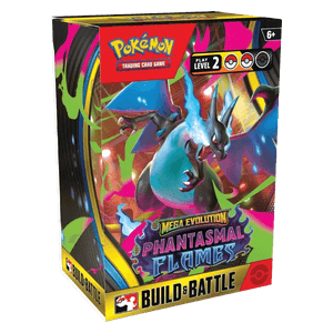 Pokemon TCG Mega Evolution 2 Phantasmal Flames Prerelease Build & Battle Box DISPLAY of 10