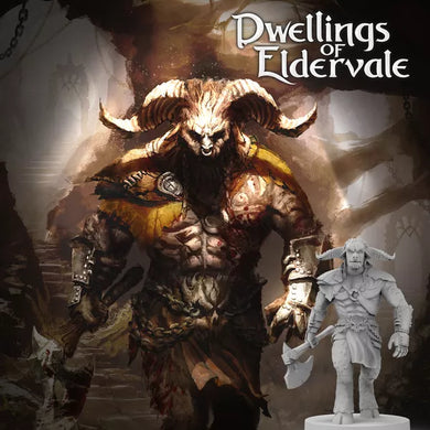 Dwellings of Eldervale 2nd Edition Minotaur Mercenary Miniature