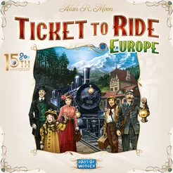 Ticket to ride Europe: 15-års jubileumsutgave