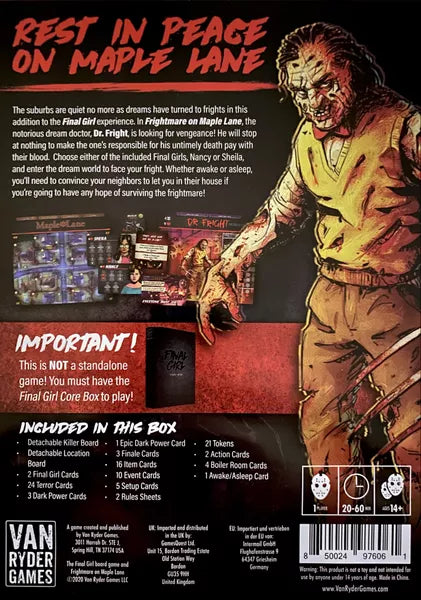 Final Girl - Frightmare on Maple Lane Expansion