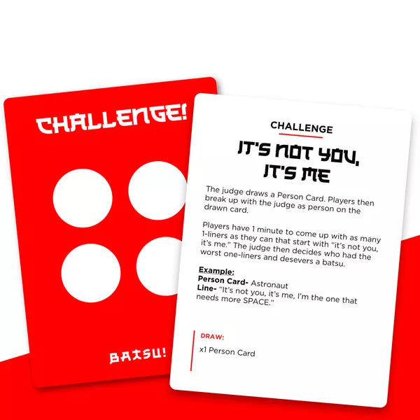 Batsu! The Punishment Card Game Travelling Man UK