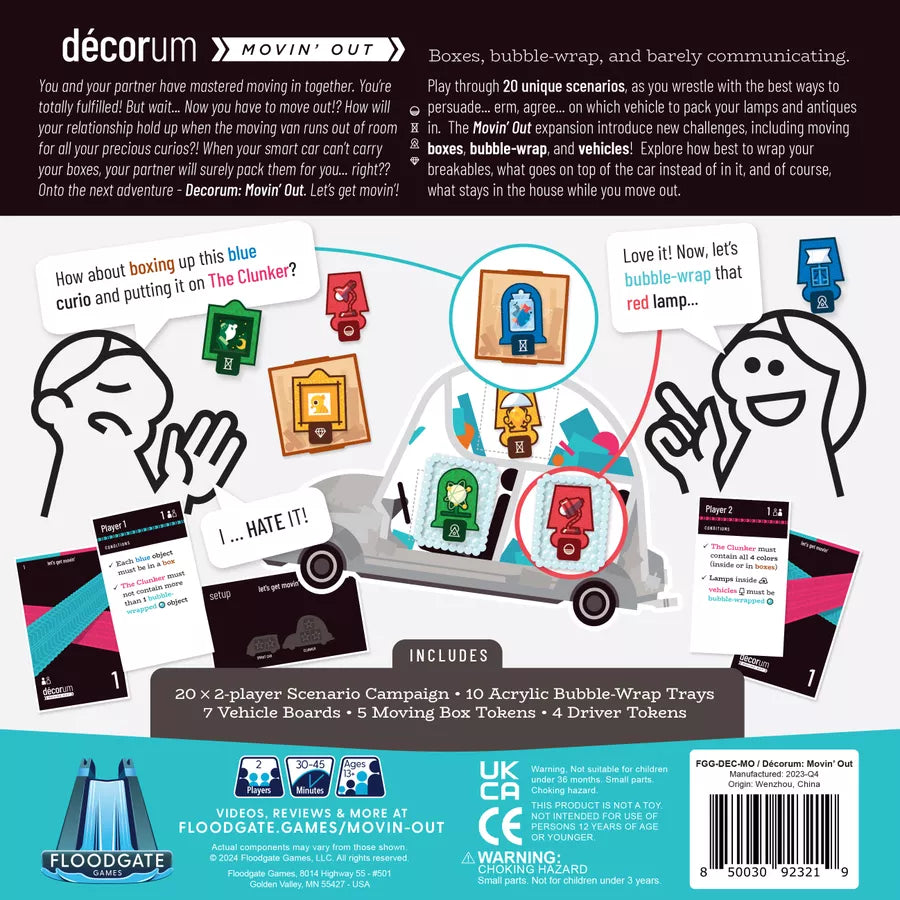 Decorum Movin' Out Expansion