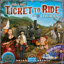 Load image into Gallery viewer, Ticket to Ride Map Collection 8: Iberia &amp; South Korea