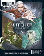 Load image into Gallery viewer, Unmatched The Witcher: Steel &amp; Silver &amp; Realms Fall Bundle + Promo