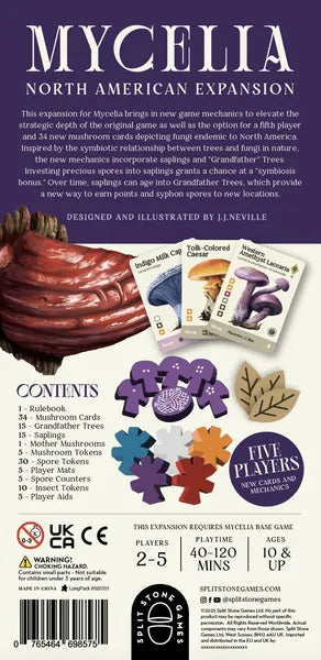 Mycelia North American Expansion (Split Stone Games)