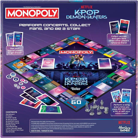 Monopoly K-POP Demon Hunters