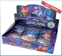 Ladda in bilden i Gallery viewer, Disney Lorcana TCG: Ursula's Return Booster Box