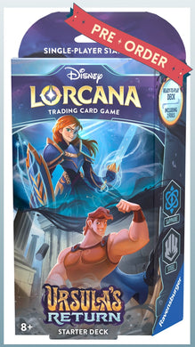 Disney Lorcana TCG: Ursula's Return Anna & Hercules (Sapphire / Steel) Starter Deck