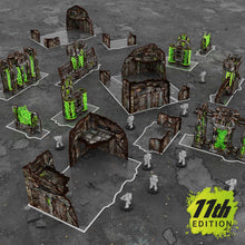 Load image into Gallery viewer, Green Stuff World Pre-Painted Foldable Terrain Pack 11th Edition