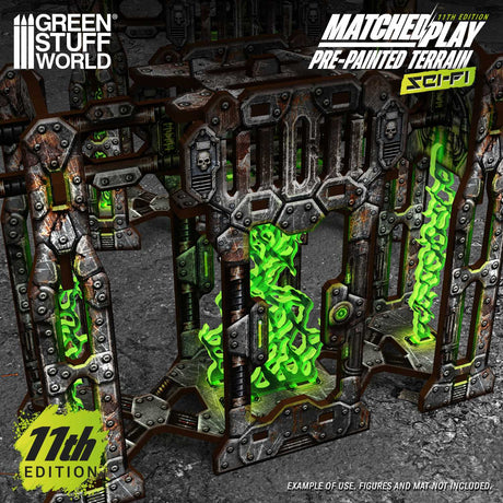 Green Stuff World Pre-Painted Foldable Terrain Pack 11th Edition