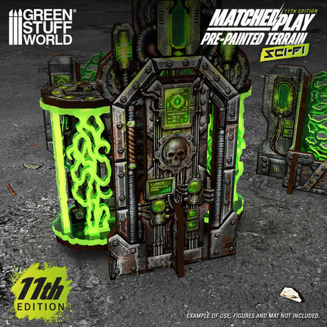 Green Stuff World Pre-Painted Foldable Terrain Pack 11th Edition
