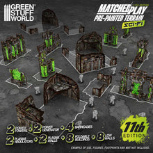 Load image into Gallery viewer, Green Stuff World Pre-Painted Foldable Terrain Pack 11th Edition