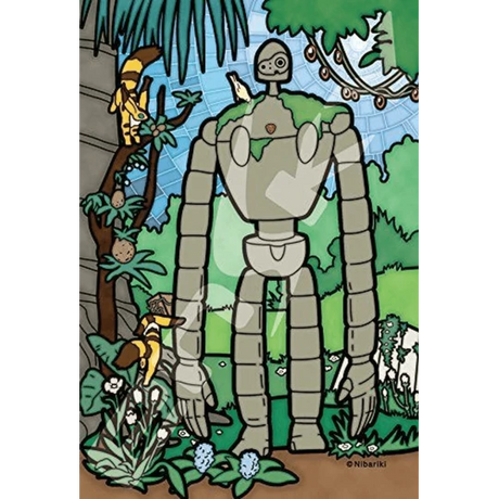 Studio Ghibli Castle in the Sky Robot Gardener Stained Glass 126 Piece Puzzle