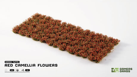 Gamers Grass Red Camellia Flowers