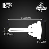 Green Stuff World Deep Strike Ruler 9 Inches Fluor Orange