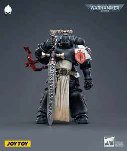 Joytoy warhammer 40k actionfigur svarte templarer keiserens mester rolantus