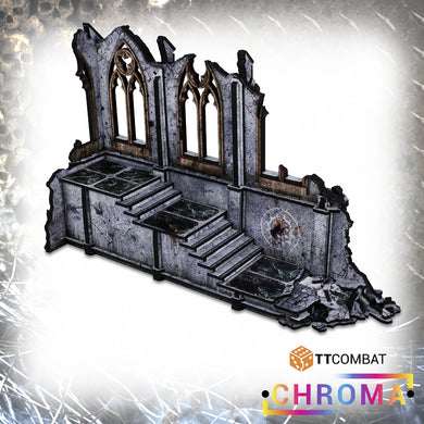 TTCombat Chroma Terrain - Ruined Chapel