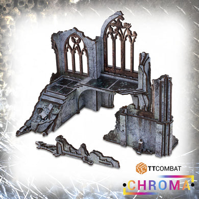 TTCombat Chroma Terrain - Ruined Grand Entrance