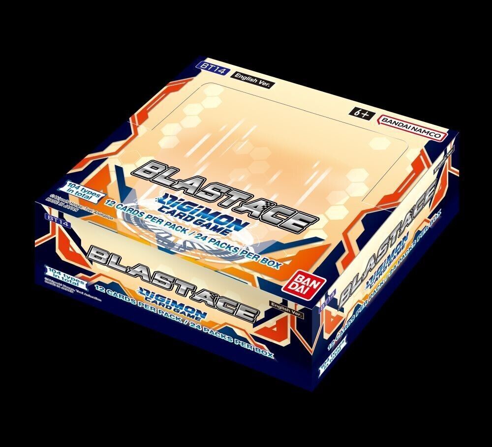 Digimon Card Game: Blast Ace Booster Box (BT-14) Travelling Man UK Digimon Card Game: Blast Ace Booster Box (BT-14) Travelling Man UK