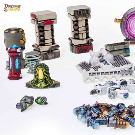 Dungeons & Lasers Miniatures Sci-Fi Customization Bits