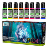 Green Stuff World Fluor Paints Set x8