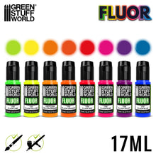 Load image into Gallery viewer, Green Stuff World Fluor Paints Set x8
