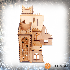 TTCombat Tabletop Scenics - Sci-fi Gothic Ruined Convent Abbey