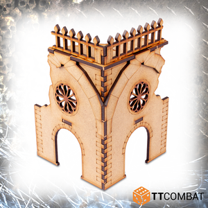 TTCombat Tabletop Scenics - Sci-fi gotiske klosterruiner