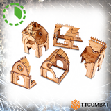 TTCombat Tabletop Scenics - Sci-fi Gothic Convent Ruins