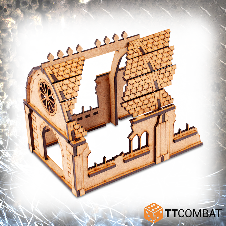 TTCombat Tabletop Scenics - Sci-fi Gothic Convent Ruins
