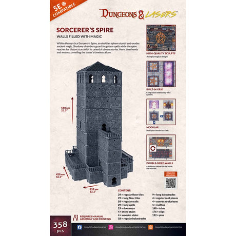 Dungeons & Lasers Miniatures Sorcerer's Spire