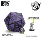 Green Stuff World Squishy D20 Dice - DRAGON