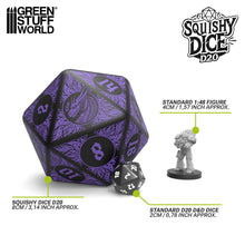 Load image into Gallery viewer, Green Stuff World Squishy D20 Dice - DRAGON