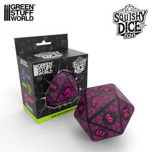 Load image into Gallery viewer, Green Stuff World Squishy D20 Dice - UNICORN