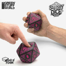 Load image into Gallery viewer, Green Stuff World Squishy D20 Dice - UNICORN