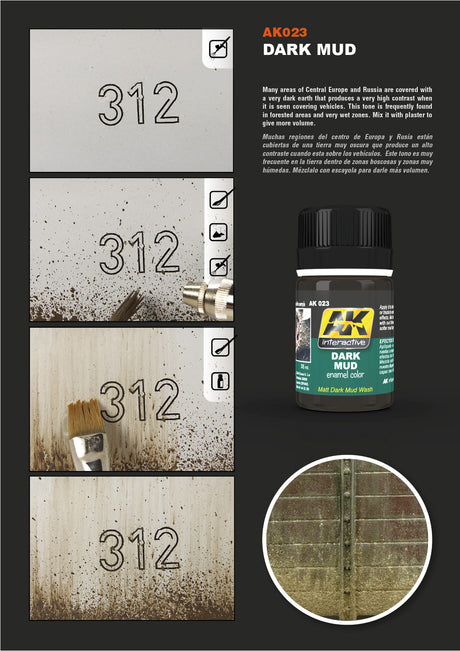 AK Interactive Dark Mud 35ml