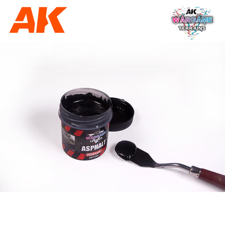 AK Interactive Asphalt Wargame Terrains 100ml