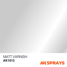 Laden Sie das Bild in den Galerie-Viewer, AK Interactive Matt Varnish Spray