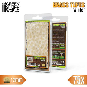 Green Stuff World Static Grass Tufts 12mm Winter White