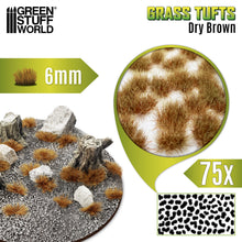 Load image into Gallery viewer, Green Stuff World Grass Tufts Dry Brown 6mm