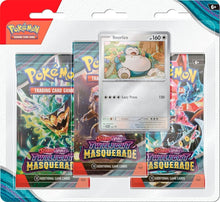 Load image into Gallery viewer, Pokemon TCG Scarlet &amp; Violet 6 Twilight Masquerade 3-Pack Blister