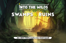 Load image into Gallery viewer, Into the Wilds Battlemap Book Volume 2: Swamps &amp; Ruins