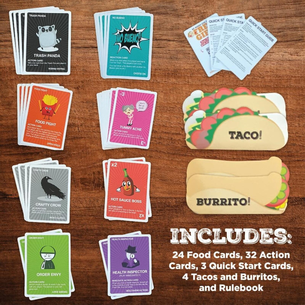 Taco vs Burrito The Card Game