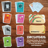 Taco vs Burrito The Card Game